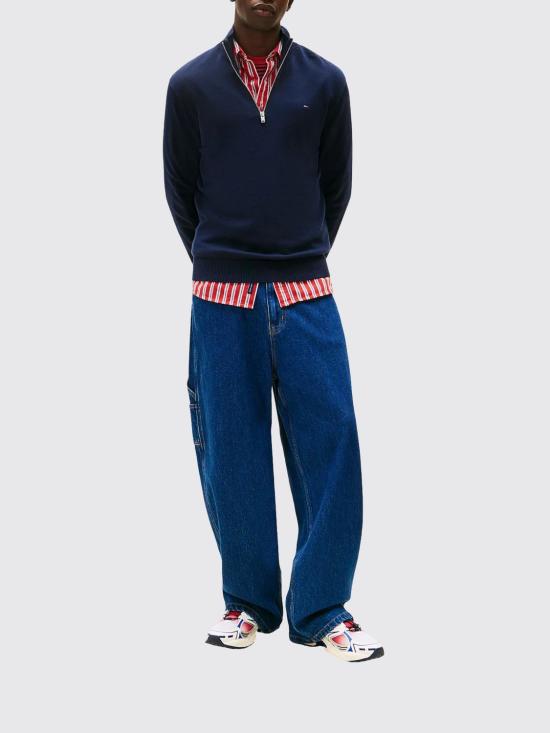 26SS 토미진 스웨터 DM0DM21654 C1G Navy - TOMMY JEANS