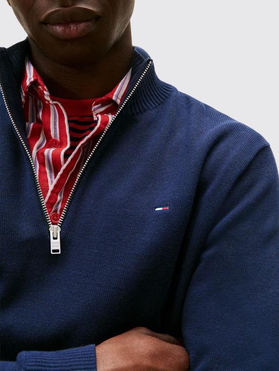 26SS 토미진 스웨터 DM0DM21654 C1G Navy - TOMMY JEANS