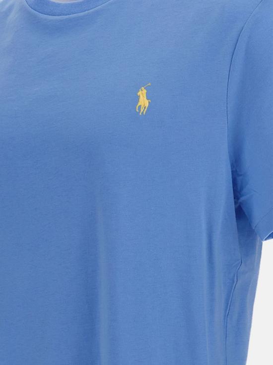26SS 폴로 랄프로렌 포니로고 자수 반팔 티셔츠 710671438 526 Blue 1 - POLO RALPH LAUREN