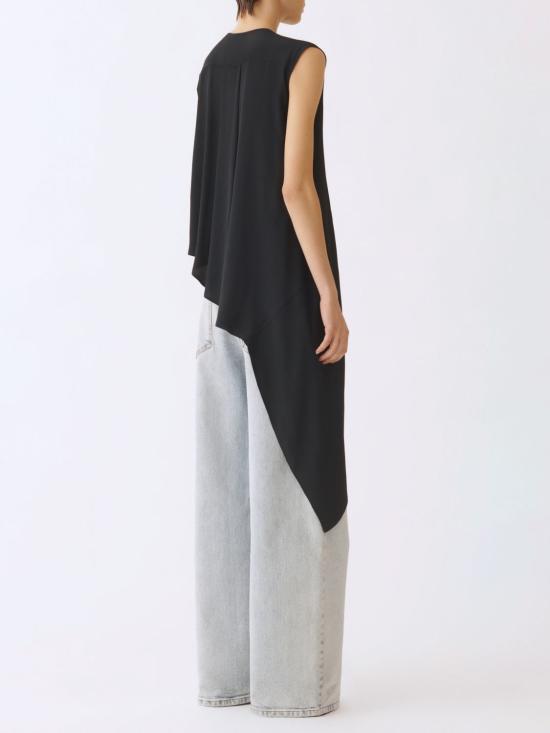 26SS 파비아나 필리피 민소매 티셔츠 TPD266F288D943 5146 Blue - FABIANA FILIPPI