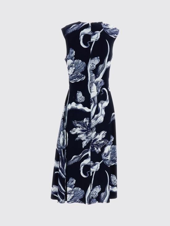 26SS 에르뎀 롱 원피스 PS26JRD920064014 BOTANICAL Blue - ERDEM