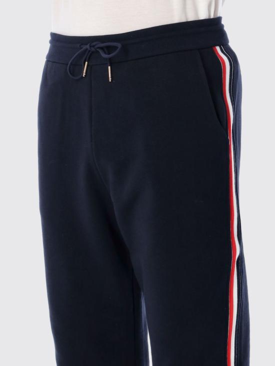 26SS 톰브라운 클래식 루프백 스트라이프 스웨트팬츠 MJQ066A03377 415 Blue - THOM BROWNE