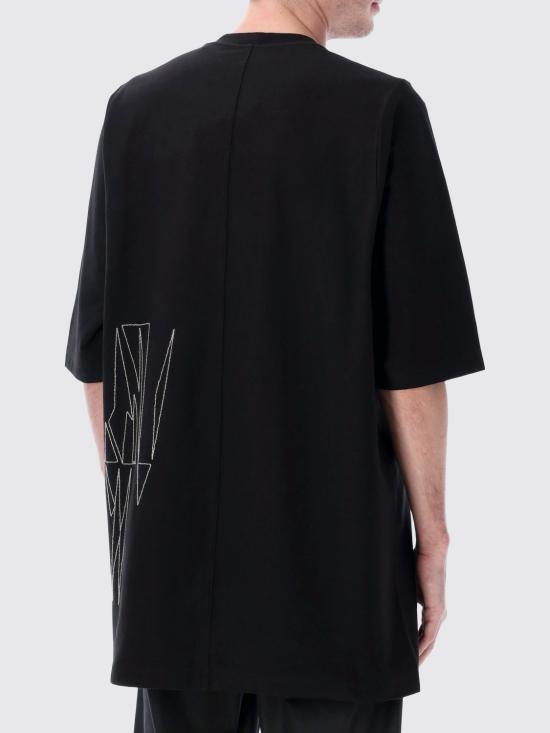 26SS 몽클레어 반팔 티셔츠 MU01F8C0489B7R 999 Black - MONCLER