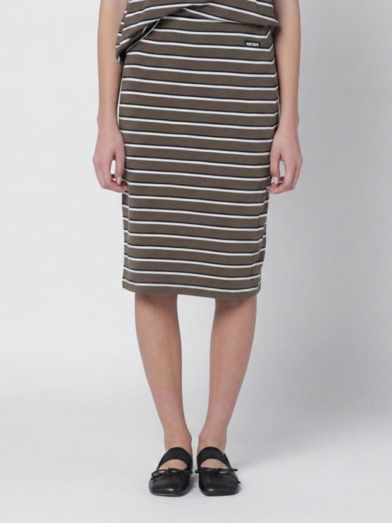 26SS 로테이트 미디 스커트 115474 2476 Multicolor