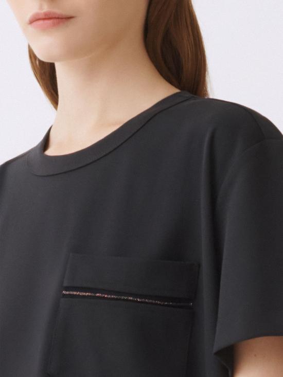 26SS 파비아나 필리피 반팔 티셔츠 JED266F155L772 5146 Blue - FABIANA FILIPPI