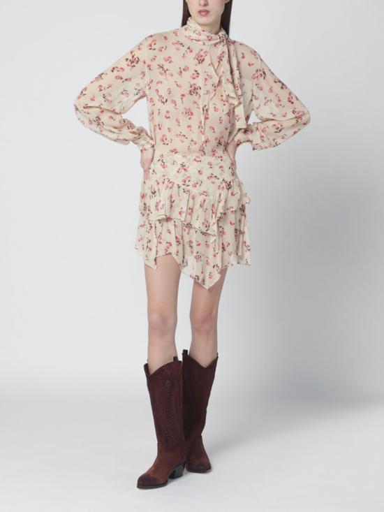 26SS 이자벨마랑에뚜왈 미디 스커트 JU0486FAD1J08E 90BE Beige - ISABEL MARANT ETOILE