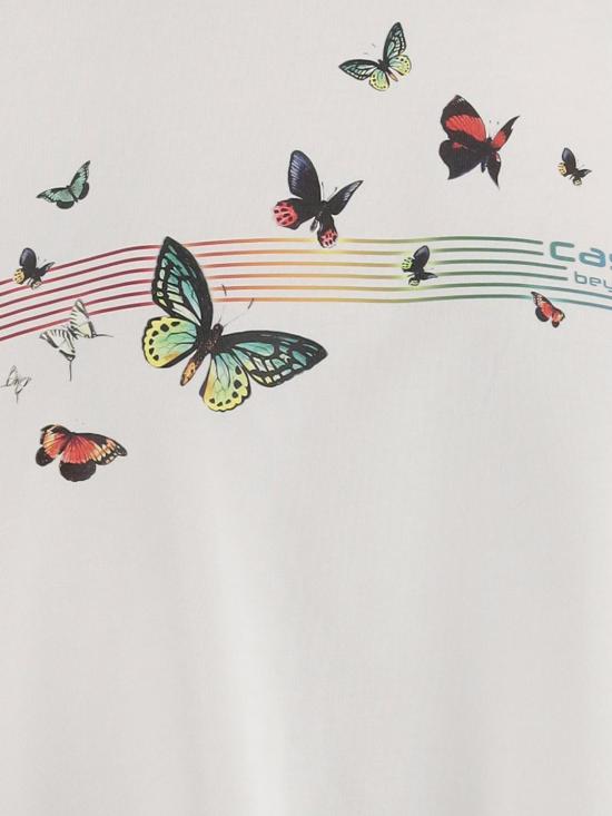 26SS 카사블랑카 반팔 티셔츠 MSP26JTS044 01 White - CASABLANCA