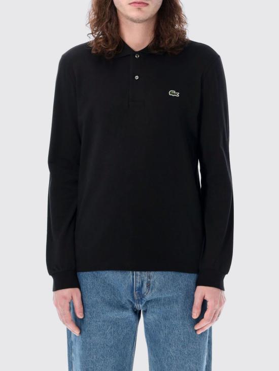 26SS 라코스테 클래식 롱슬리브 폴로 셔츠 L1312 031 Black