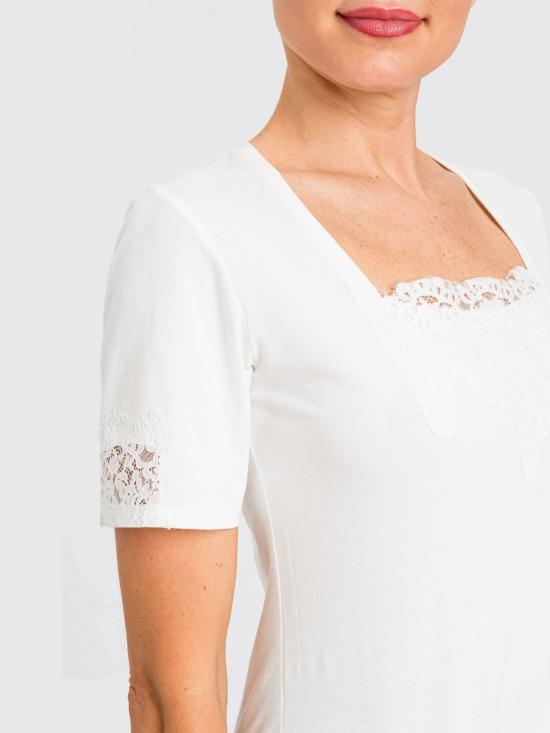 26SS 액티튜드 트윈세트 반팔 티셔츠 261AP2310 00526 White - ACTITUDE TWINSET