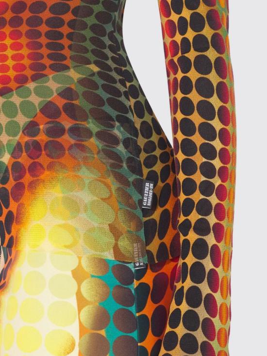 26SS 장 폴 고티에 숏 원피스 2601WTO445M018P 155060 Orange - JEAN PAUL GAULTIER