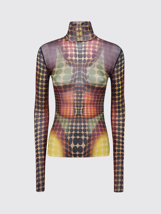 26SS 장 폴 고티에 숏 원피스 2601WTO445M018P 155060 Orange - JEAN PAUL GAULTIER