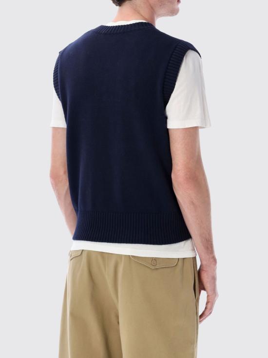 26SS 아미 스웨터 UKS860KN0156 A116 Blue - AMI