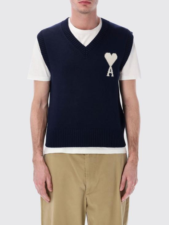 26SS 아미 스웨터 UKS860KN0156 A116 Blue