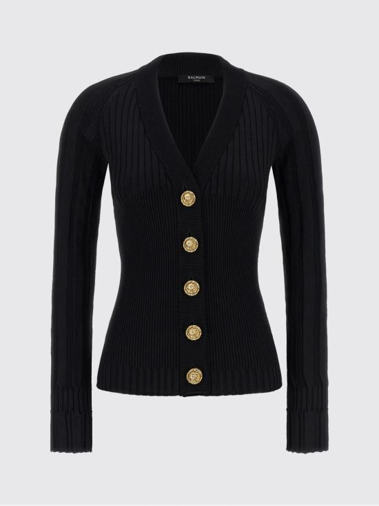 26SS 발망 스웨터 GF1KL166KJ45 0PA Black - BALMAIN