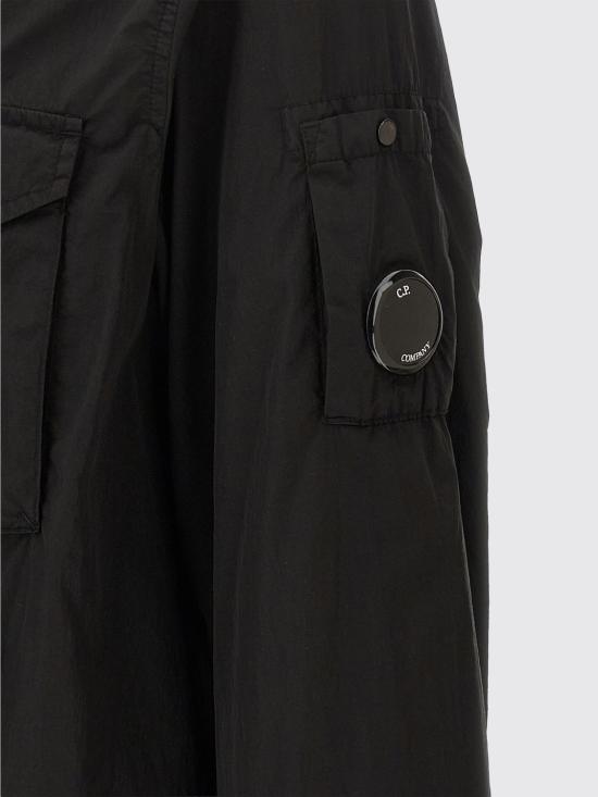 26SS 씨피 컴퍼니 크롬-R 렌즈 오버 셔츠 RSCMOS710A005904G 999 Black - C.P. COMPANY