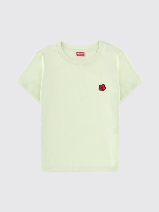 26SS 겐조 반팔 티셔츠 FG52TS2064SO 47 Green - KENZO