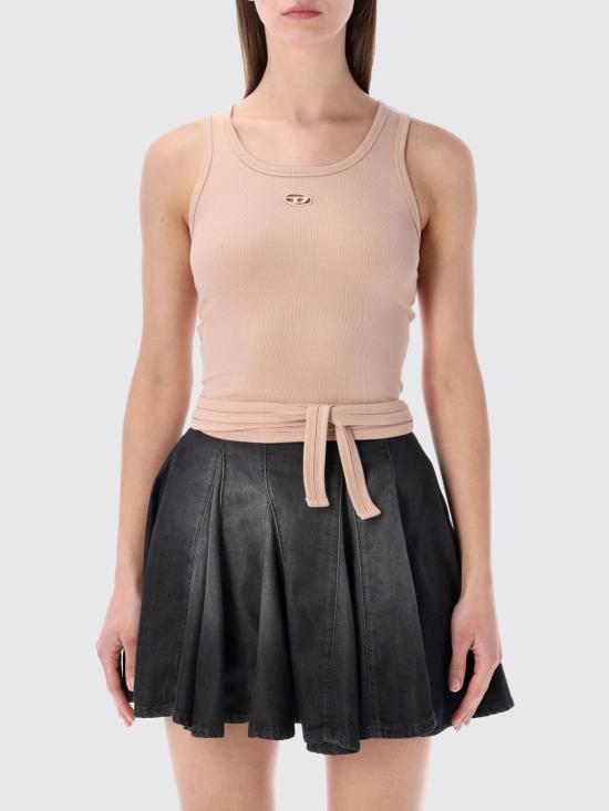 26SS 디젤 반팔 티셔츠 A210190EJAI 7AW Leather