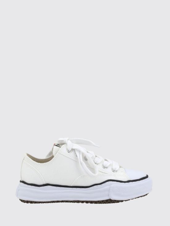 26SS 메종 미하라 야스히로 피터슨 OG 솔 캔버스 로우 A01FW702 White