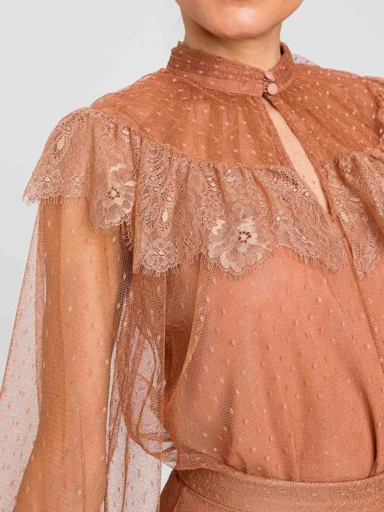 26SS 트윈셋 블라우스 261TP2772 13168 Brick Red - TWINSET