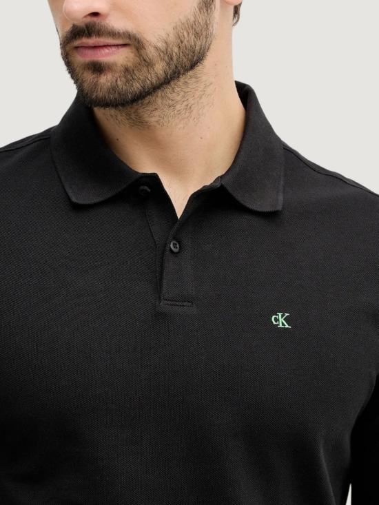 26SS 캘빈클라인 폴로 티셔츠 LV04RE201G UB1 Black - CALVIN KLEIN