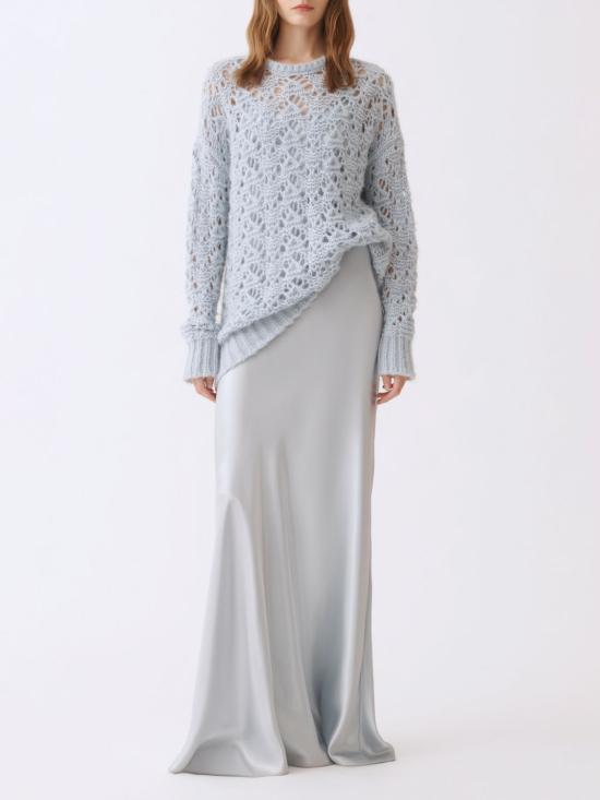 26SS 파비아나 필리피 롱 스커트 GND266F401D944 5154 Water - FABIANA FILIPPI