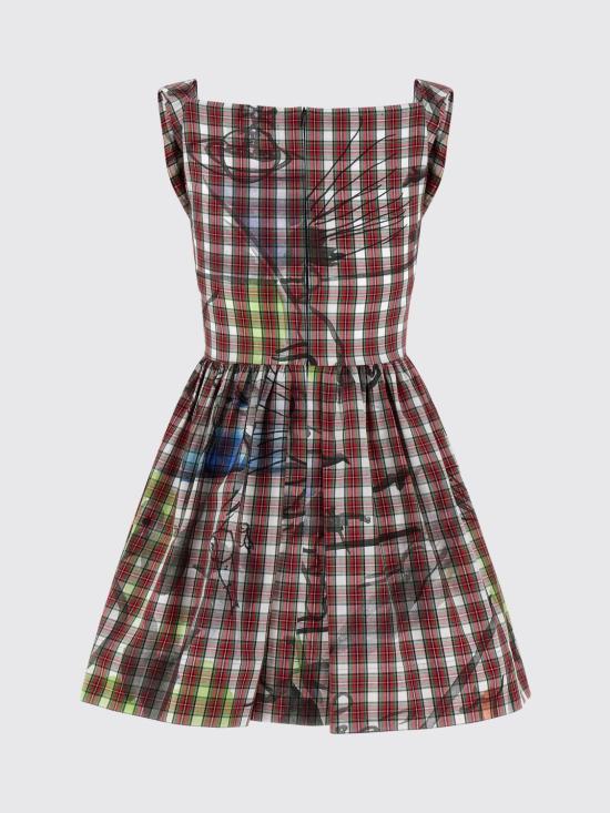 26SS 비비안웨스트우드 롱 원피스 1101039HW01D3 O305 Red - VIVIENNE WESTWOOD