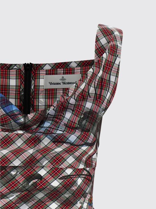 26SS 비비안웨스트우드 롱 원피스 1101039HW01D3 O305 Red - VIVIENNE WESTWOOD