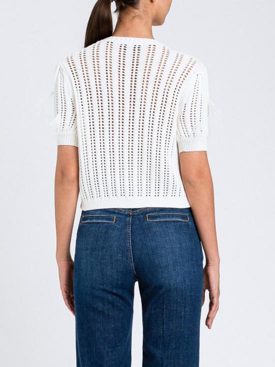 26SS 트윈셋 반팔 티셔츠 261TP3291 00059 Pearl - TWINSET