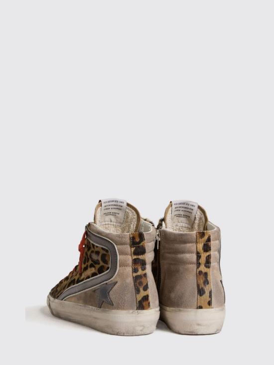 26SS 골든구스 슬라이드 하이 스니커즈 GWF00116F008006 15860 Beige - GOLDEN GOOSE