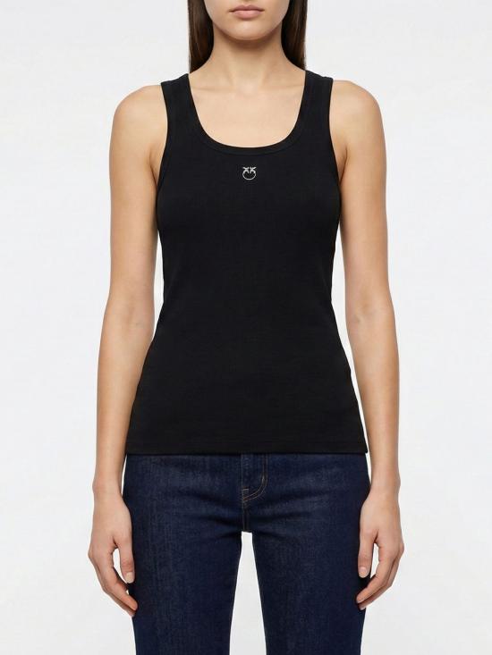 26SS 핑코 민소매 티셔츠 100807A338 Z99 Black