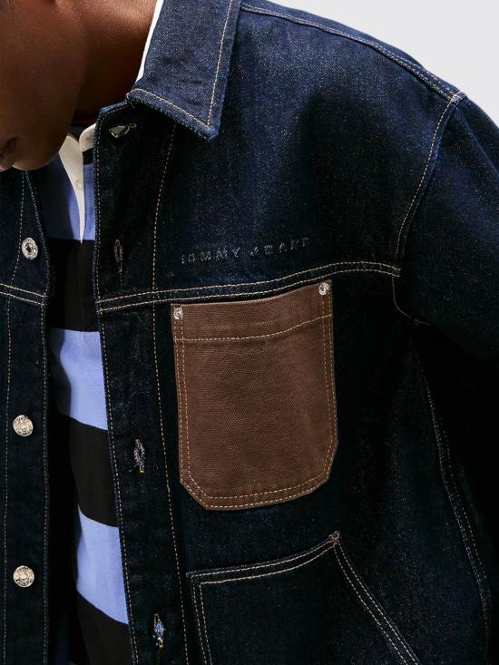 26SS 토미진 자켓 DM0DM22419 1BK Blue - TOMMY JEANS