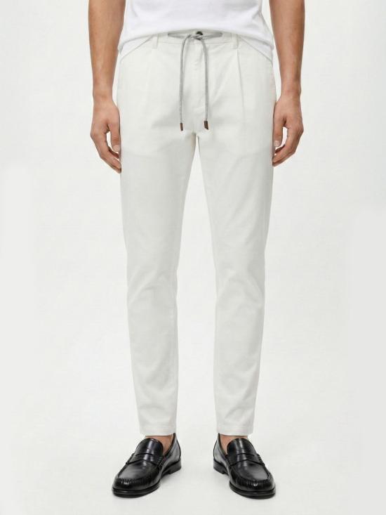 26SS 일레븐티 스트레이트 팬츠 X75PANB21TET0K005 01 White