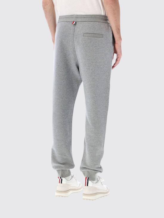 26SS 톰브라운 클래식 루프백 스트라이프 스웨트팬츠 MJQ066A03377 055 Grey - THOM BROWNE