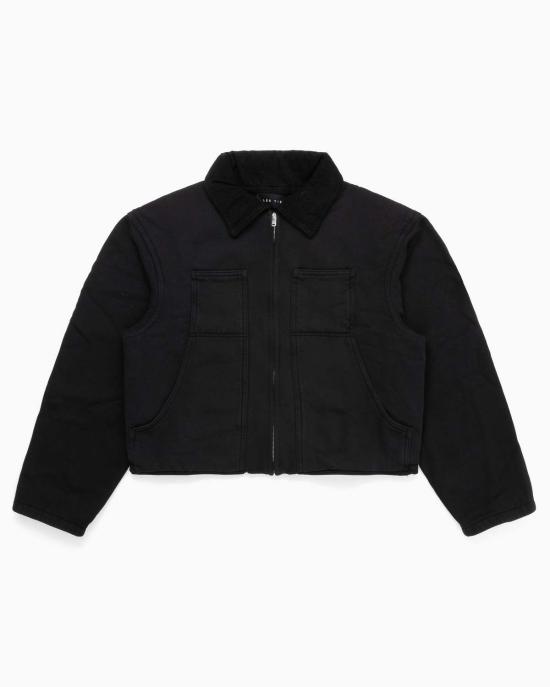  레스 티엔 자켓 레 티엔 헤비웨이트 유틸리티 재킷 제트 블랙