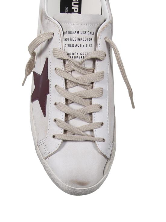 26SS 골든구스 슈퍼스타 스니커즈 GMF00101F00811410350 WHITE RED DOM - GOLDEN GOOSE