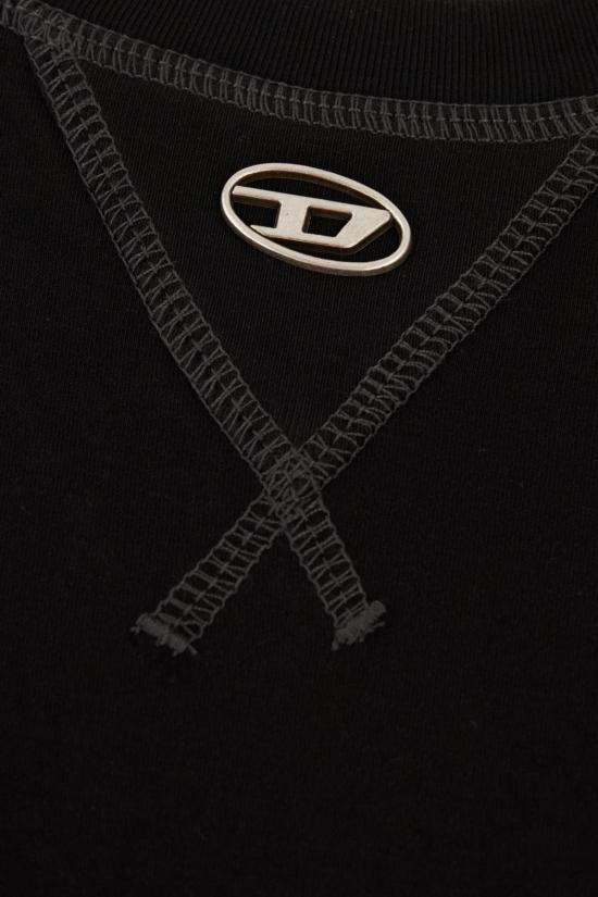 26SS 디젤 오벌 D 크루넥 티셔츠 A199630AIJU 9XX BLACK - DIESEL