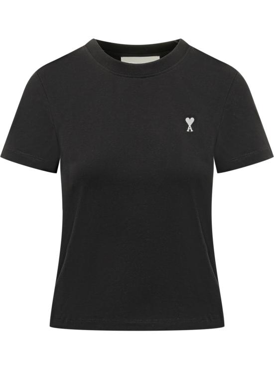 26SS 아미 반팔 티셔츠 FTS347724 045 NOIR BLANC CREME