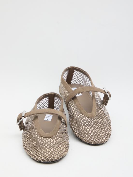 26SS 알라이아 플랫 슈즈 AA3A029A023 SILVER - ALAIA