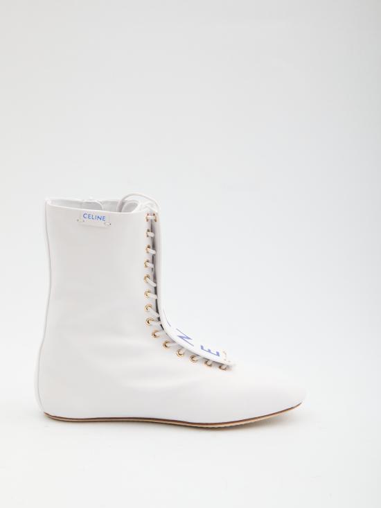 26SS 셀린느 발레 하이 레이스업 부츠 366535272C WHITE