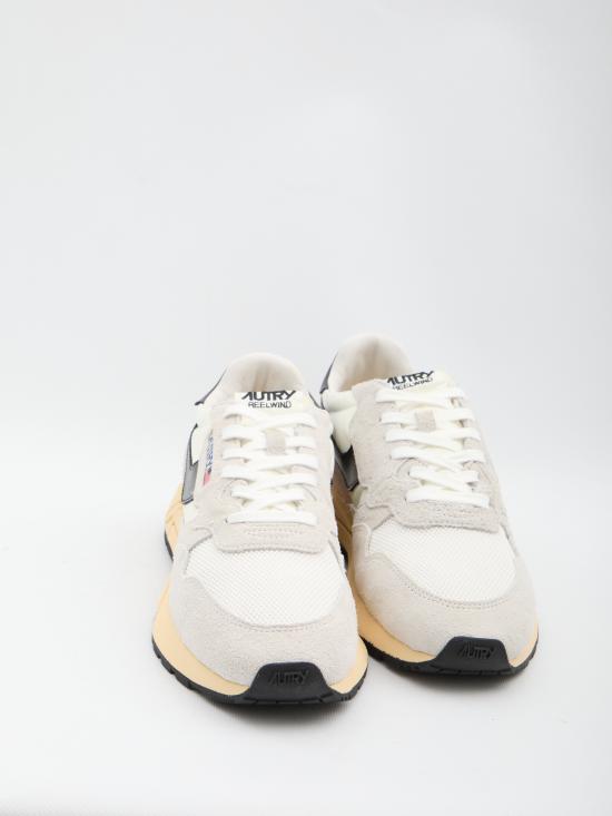 26SS 오트리 릴윈드 로우 나일론 스웨이드 스니커즈 WWLMW WHITE - AUTRY