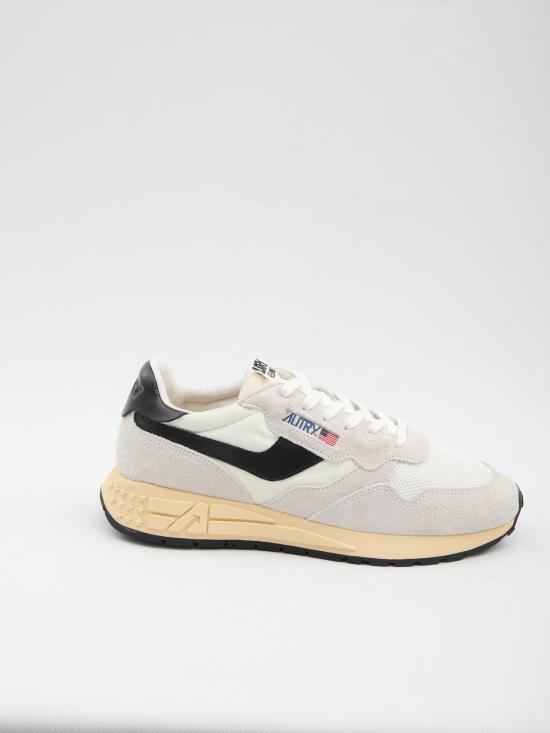 26SS 오트리 릴윈드 로우 나일론 스웨이드 스니커즈 WWLMW WHITE