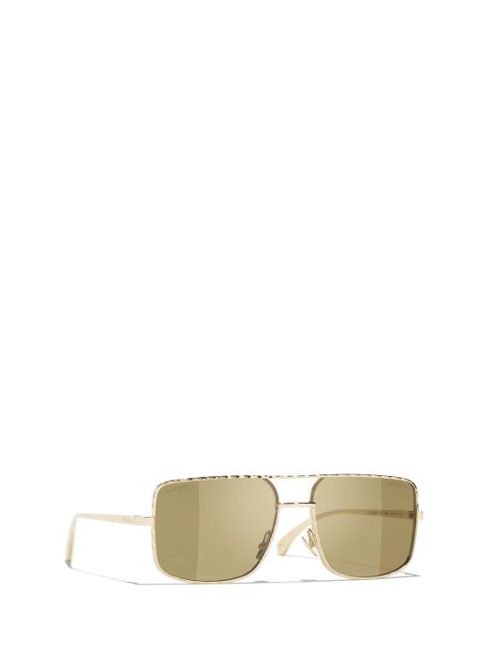 26FW 샤넬 선글라스 CH4294 C395 2 PALE GOLD - CHANEL