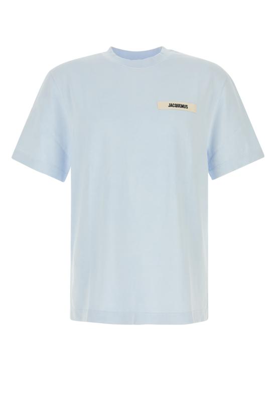 26SS 자크뮈스 그로그랭 로고 티셔츠 TSM00133AJ00226 321 LIGHTBLUE2