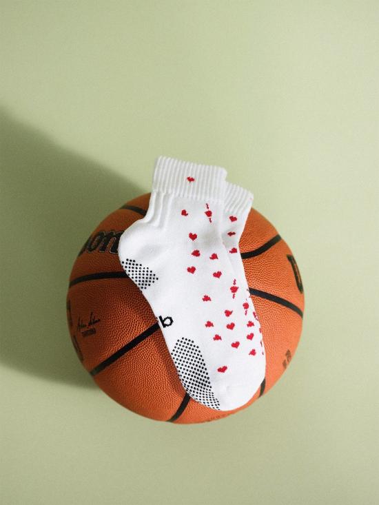  한셀 프롬 바젤 양말 바젤 한셀 이미 스포티 그립 크루삭스 - HANSEL FROM BASEL