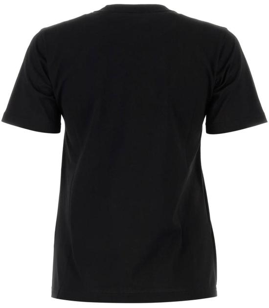  버버리 로고 코튼 티셔츠 8080324 BLACK - BURBERRY