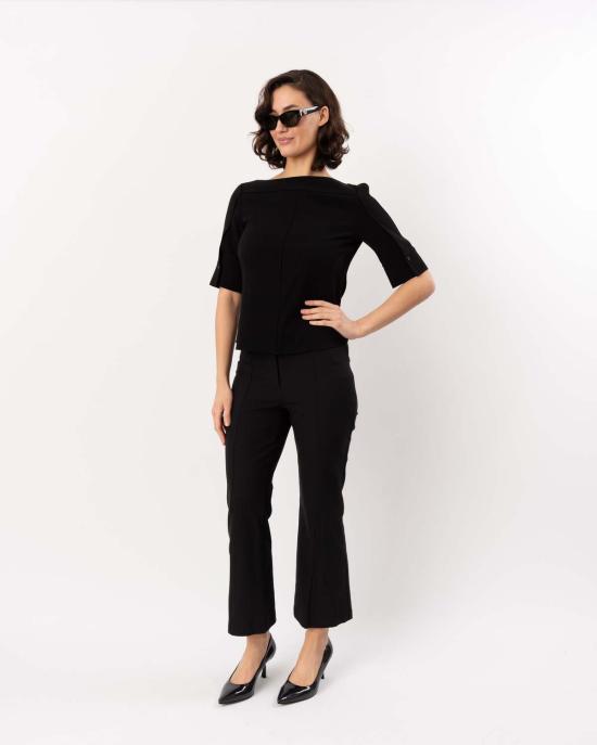  띠어리 스트레이트 팬츠 시어리 심드 킥  블랙 - THEORY