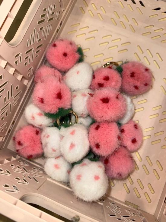  Ri-Ri-Ku 키링 리리쿠 퍼지 딸기 열쇠고리