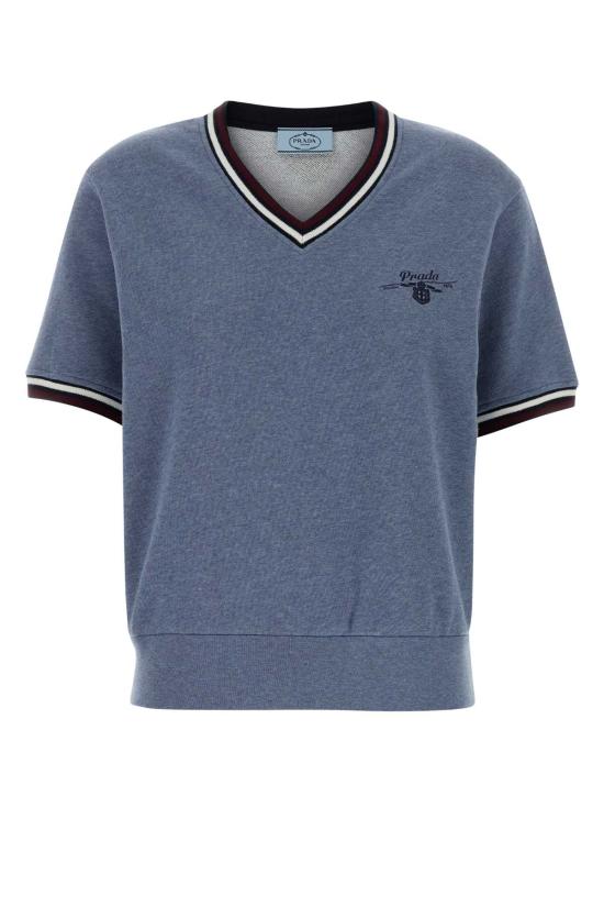 26SS 프라다 스웨터 135737SOOO19IC F0D33 LIGHT BLUE
