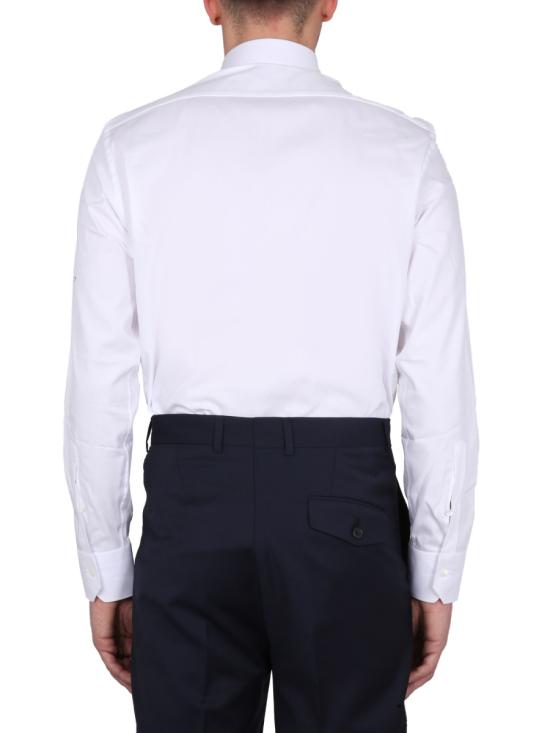  에르메네질도제냐 긴팔 셔츠 CT1031 9MS0BAG WHITE - ERMENEGILDO ZEGNA