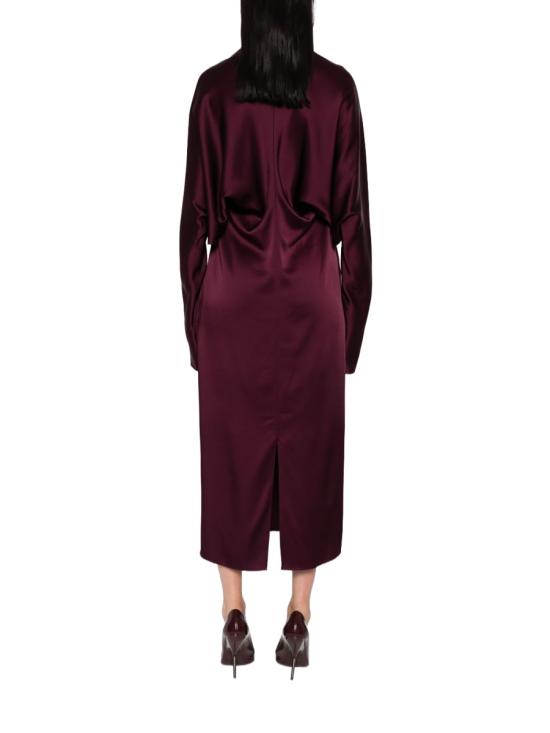 25FW 스텔라 맥카트니 미디 원피스 6A0541 3FU3026017 BORDEAUX - STELLA MCCARTNEY